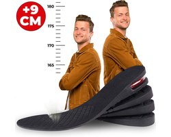 Twenty4seven® Verhogende Inlegzolen Heren - 2 Stuks - Hielbeschermers - Zooltjes Schoenen Verstelbaar - Hielspoor - Met 5 Verschillende Lagen