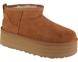 UGG CLASSIC ULTRA MINI PLATFORM W - Gevoerde laarzenSnowbootsDames laarzen - Kleur: Cognac - Maat: 38