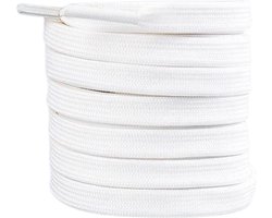 Veters Plat - Schoenveters - Laces - 120 CM - Wit