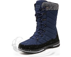 Winter Sneeuwlaars Dames - Waterdichte Sneeuwlaarzen - Winter Fleece Gevoerd Warme Winterlaarzen - Snowboots Antislip Outdoor - Blauw - Maat 39