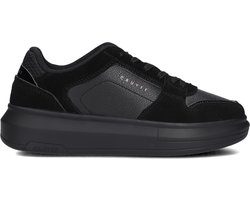 Cruyff Tennis Court Sneakers - Leren Sneaker - Dames - Zwart - Maat 40