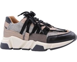 DWRS LOS ANGELES Stone/Elefante - Dames Sneaker - B9101-116 - Maat 36