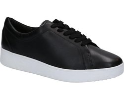 FitFlop Rally sneakers leather ZWART - Maat 39