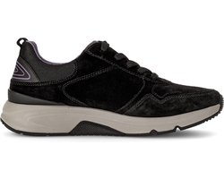 Gabor rollingsoft sensitive 56.897.47 - dames rollende wandelsneaker - zwart - maat 38.5 (EU) 5.5 (UK)