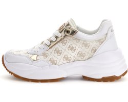 Guess Samra2 Dames Sneakers Hoog - White Platino - Maat 39