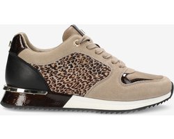 Mexx Sneaker Fleur Ellen Taupe - Vrouwen - Taupe - Maat 41