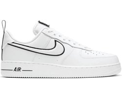 Nike Air Force 1 Low White Black Outline Swoosh - Limited Edition - Maat 45 - Doos zonder deksel