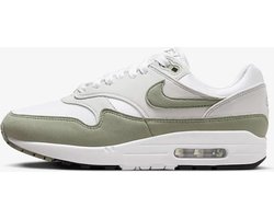 Nike - Air max 1 - Sneakers - Unisex Wit/Olijfgroen - Maat 42.5