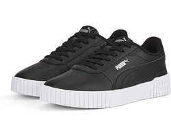 PUMA Carina 2,0 Dames Sneakers - Zwart/Zilver - Maat 40,5