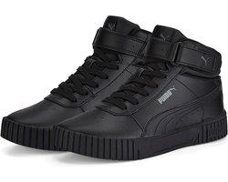 PUMA Carina 2.0 Mid Dames Sneakers - Puma Black-Puma Black-Dark Shadow - Maat 38