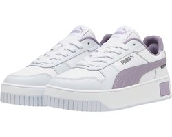 PUMA Carina Street Dames Sneakers - PUMA White-Pale Plum-Silver Mist - Maat 38