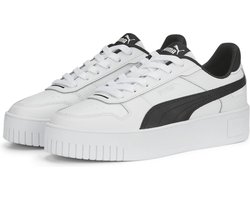 PUMA Carina Street Dames Sneakers - Wit/Zwart - Maat 39