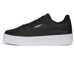 PUMA Carina Street Dames Sneakers - Zwart/Wit - Maat 39