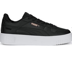 PUMA Carina Street Dames Sneakers - Zwart/Wit - Maat 40