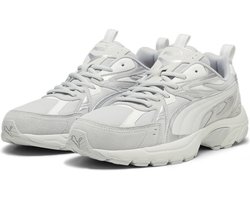 PUMA Milenio Tech Suede Unisex Sneakers - Cool Light Gray-Feather Gray-PUMA White - Maat 39