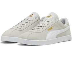 PUMA Puma Club II Unisex Sneakers - Glacial Gray-PUMA White-PUMA Gold - Maat 43