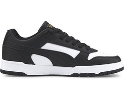 PUMA RBD Game Low Unisex Sneakers - Zwart/Wit/Goud - Maat 43