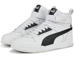 PUMA RBD Game Unisex Sneakers - Wit/Zwart/Goud - Maat 41