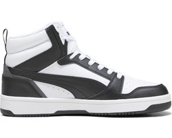 PUMA Rebound v6 Unisex Sneakers - PUMA White-PUMA Black-Shadow Gray-PUMA White - Maat 42