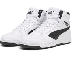 PUMA Rebound v6 Unisex Sneakers - Wit/Zwart - Maat 42