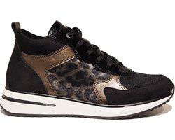 Remonte -Dames - zwart - sneakers - maat 40