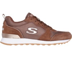 Skechers Og 85 - Goldn Gurl Dames Sneakers - Donkerbruin - Maat 38