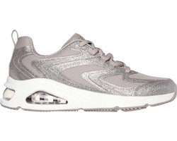 Skechers Tres-Air Uno - Glit-Airy Dames Sneakers - Taupe - Maat 38