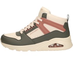 Skechers Uno-High Regards Dames Sneakers - Crème/Multicolour - Maat 36