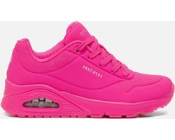 Skechers Uno - Night Shades Dames Sneakers - Roze - Maat 41