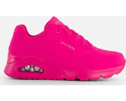 Skechers Uno - Night Shades Dames Sneakers - Roze - Maat 42