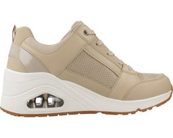 Skechers Uno Wedge Schoenen Beige EU 39 Vrouw