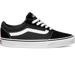 Vans Ward Suede/Canvas Dames Sneakers - Black/White - Maat 41