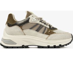 VIA VAI Liz Dae Sneakers - Beige Groen - Maat 38