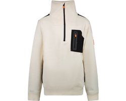 Cars Jeans Barran Sw Zip Off White Jongens Trui - Maat 12