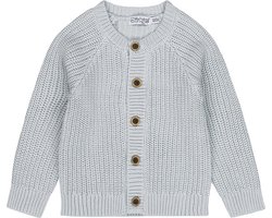 Dirkje - Boys Cardigan Light blue - jongens vest - maat 74