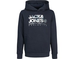 JACK & JONES JJLUKE SWEAT HOOD JNR Jongens Trui - Maat 164