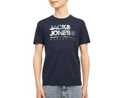 JACK & JONES JJLUKE TEE SS CREW NECK JNR Jongens T-shirt - Maat 164