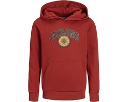 JACK & JONES JUNIOR JJKAM VARSITY BRANDING SWEAT HOOD MNI Jongens Trui - Maat 110