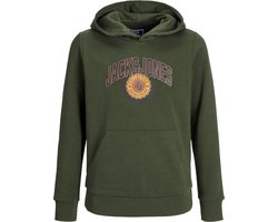 JACK & JONES JUNIOR JJKAM VARSITY BRANDING SWEAT HOOD MNI Jongens Trui - Maat 122