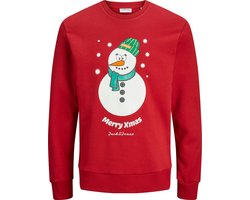 JACK & JONES JUNIOR JJXMAS JOLLY SWEAT CREW NECK JNR Jongens Trui - Maat 176