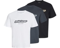 JACK&JONES - JORVESTERBRO NEWTON BR TEE SS 3PK MP PLS - Jongens - T-shirts