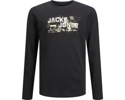 JACK&JONES JUNIOR JCOOUTDOOR LOGO TEE AW24 LS CREW N JNR Jongens T-shirt - Maat 140