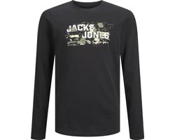 JACK&JONES JUNIOR JCOOUTDOOR LOGO TEE AW24 LS CREW N JNR Jongens Trui - Maat 140