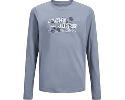 JACK&JONES JUNIOR JCOOUTDOOR LOGO TEE AW24 LS CREW N JNR Jongens Trui - Maat 176