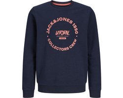 JACK&JONES JUNIOR JJSIMON SWEAT CREW NECK JNR Jongens Trui - Sky Captain