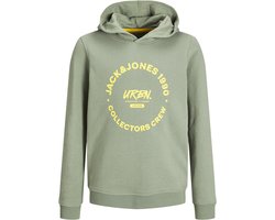 JACK&JONES JUNIOR JJSIMON SWEAT HOOD JNR Jongens Trui - Iceberg Green