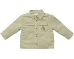 Little Dutch Little Farm Dark Green - Jongens - Sweatvest - Maat 74