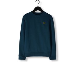 Lyle & Scott Crew Neck Sweatshirt Boys Truien & Vesten Jongens - Sweater - Hoodie - Vest- Donkerblauw - Maat 152/158