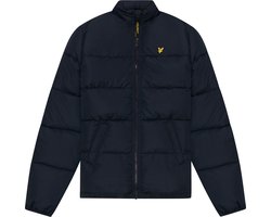 Lyle & Scott Winterjas puffer met capuchon - Z271 Dark Navy blauw