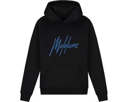 Malelions Signature Hoodie Truien & Vesten Jongens - Sweater - Hoodie - Vest- Zwart - Maat 152